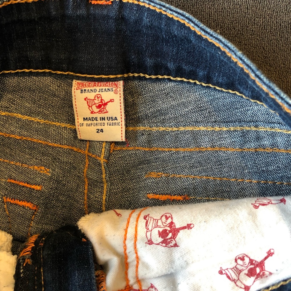 TRUE RELIGION Skinny Jeans Blue Women Authentic - Picture 3 of 8